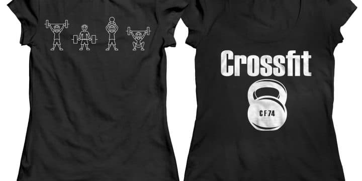 „Crossfit fitness“ majice